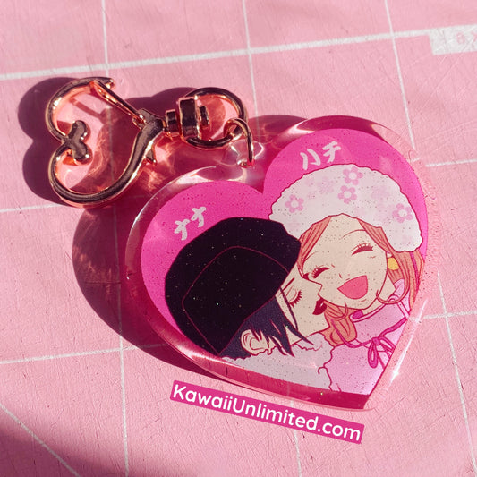 Nana Love Glitter Keychain